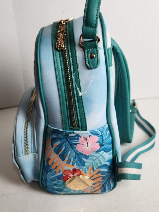 Our Universe Disney Stitch with Angel Heart Pineapple Mini Backpack Embroidered main image 9
